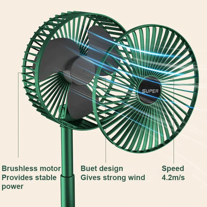 Mini Telescopic Folding Fan