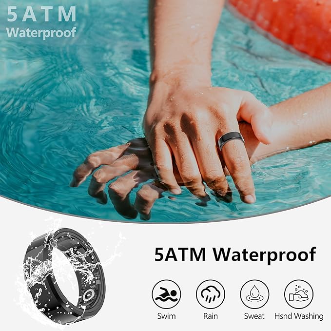 Titanium Steel Smart Ring - Health Rings for Women & Men