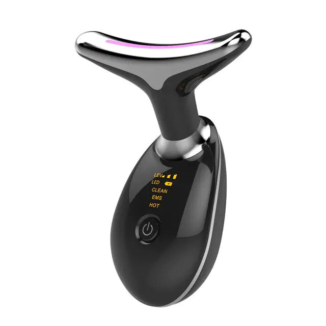 3 Colors LED EMS Neck Face Lifting Massager