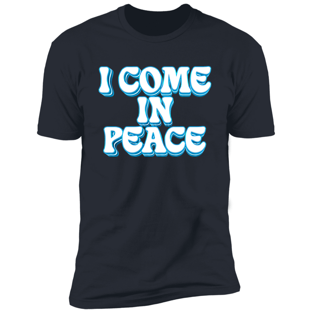 I COME IN PEACE | Deluxe Tee | Navy