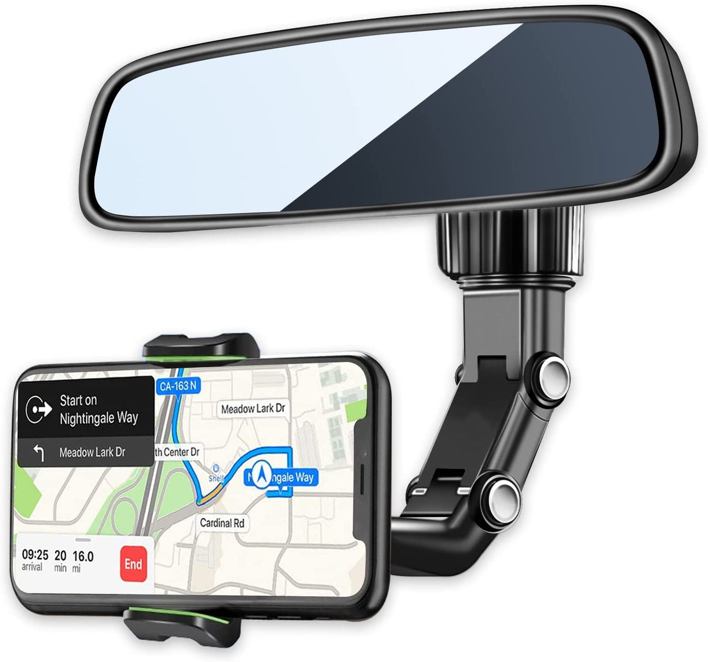 Rotating Rearview Phone Holder